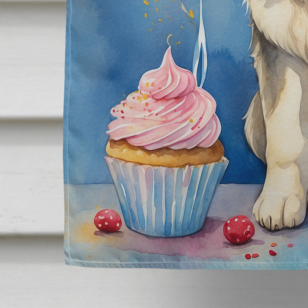 Alaskan Malamute Happy Birthday House Flag