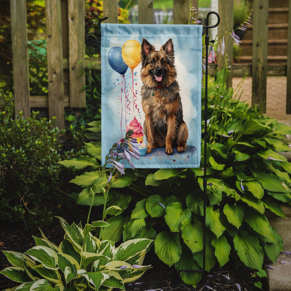 Belgian Tervuren Happy Birthday Garden Flag