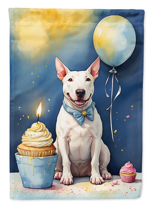 Buy this Bull Terrier Happy Birthday House Flag