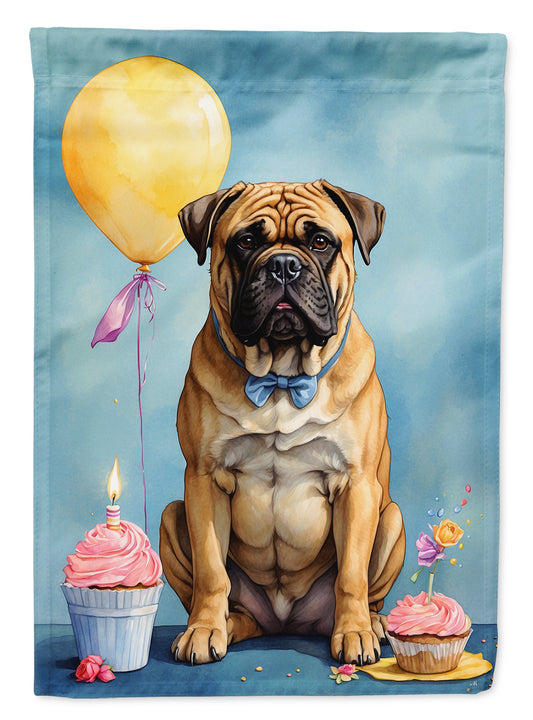 Buy this Bullmastiff Happy Birthday House Flag