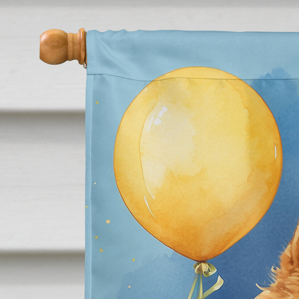 Chow Chow Happy Birthday House Flag