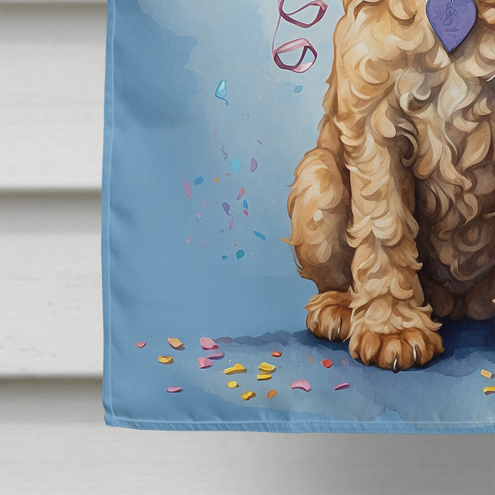 Cockapoo Happy Birthday House Flag