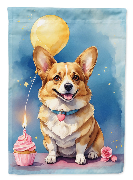 Buy this Corgi Happy Birthday House Flag