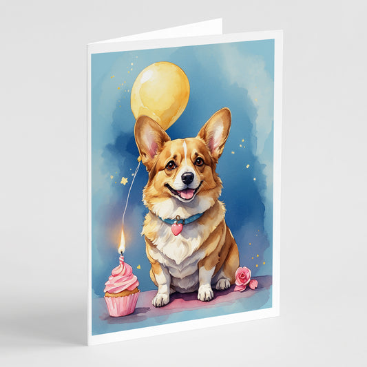 Buy this Corgi Happy Birthday Greeting Cards Pack of 8