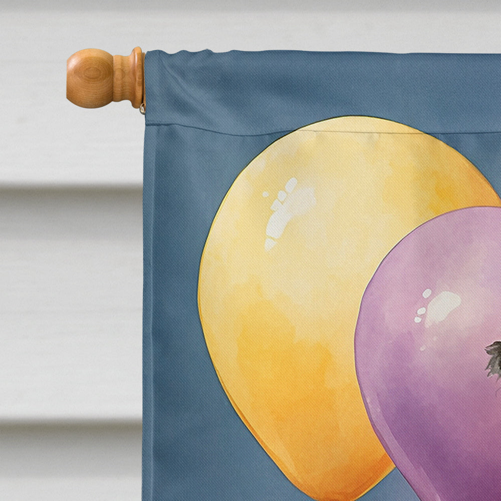 Scottish Deerhound Happy Birthday House Flag