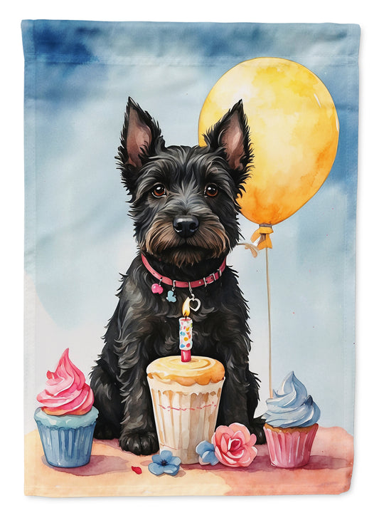 Buy this Scottish Terrier Happy Birthday House Flag