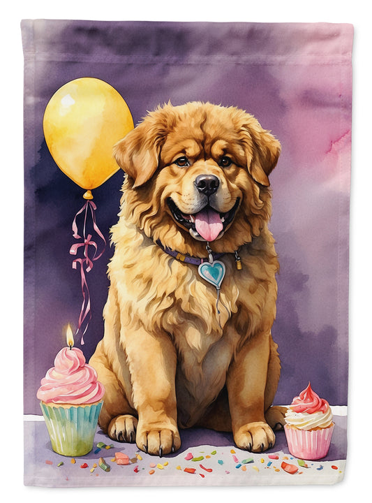 Buy this Tibetan Mastiff Happy Birthday House Flag