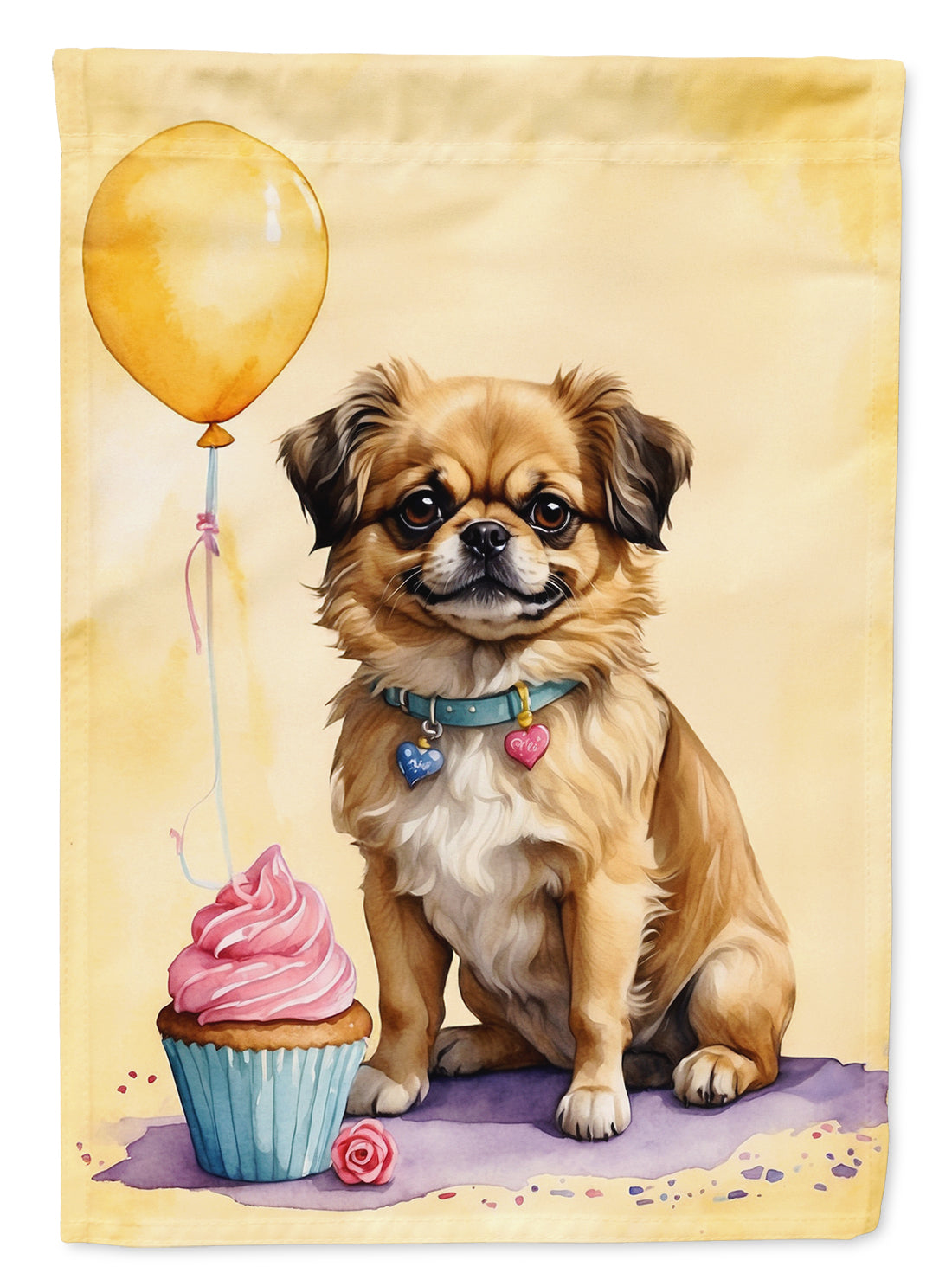 Buy this Tibetan Spaniel Happy Birthday Garden Flag