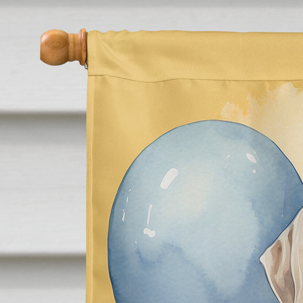 Weimaraner Happy Birthday House Flag