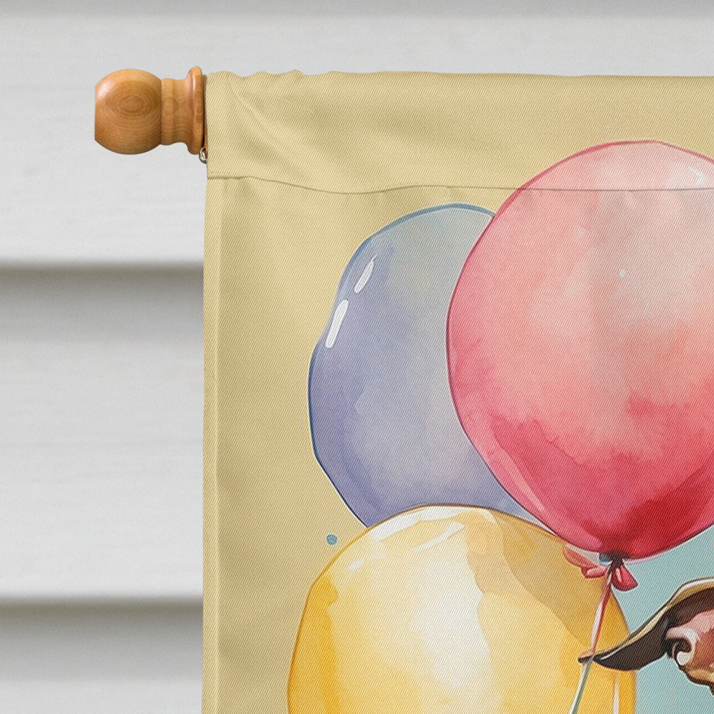 Whippet Happy Birthday House Flag