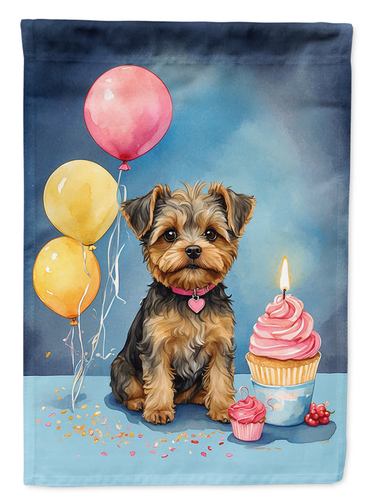 Buy this Yorkipoo Happy Birthday Garden Flag