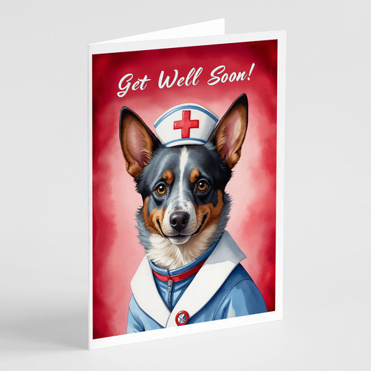 Buy this Australian Cattle Dog Get Well Soon Greeting Cards Pack of 8