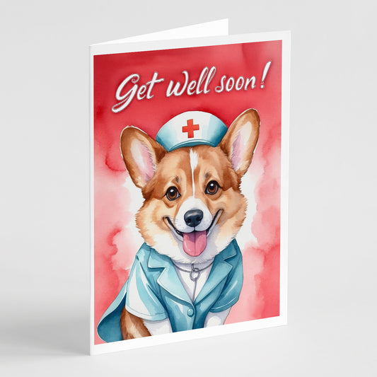 Buy this Corgi Get Well Soon Greeting Cards Pack of 8