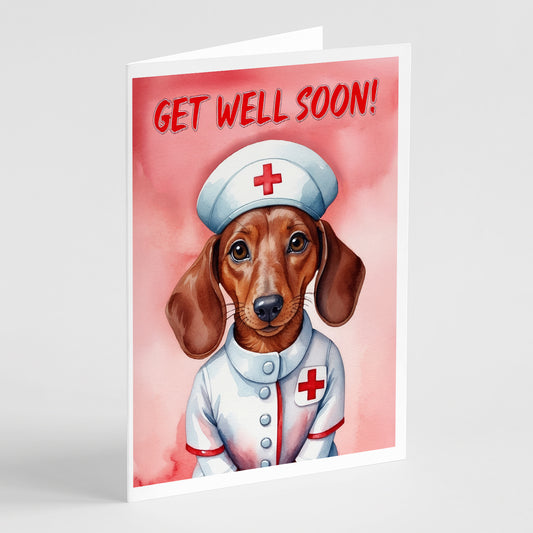 Buy this Dachshund Get Well Soon Greeting Cards Pack of 8