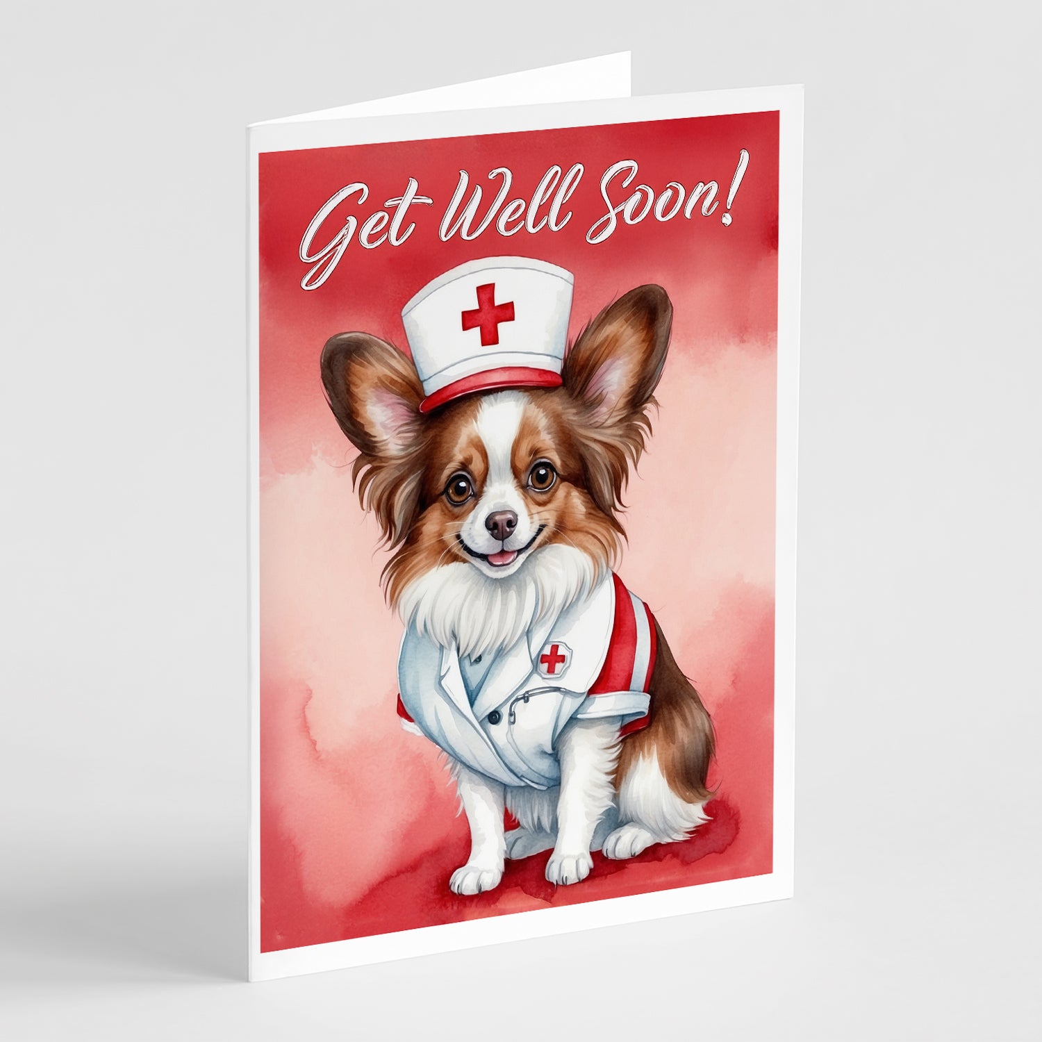 Buy this Papillon Get Well Soon Greeting Cards Pack of 8