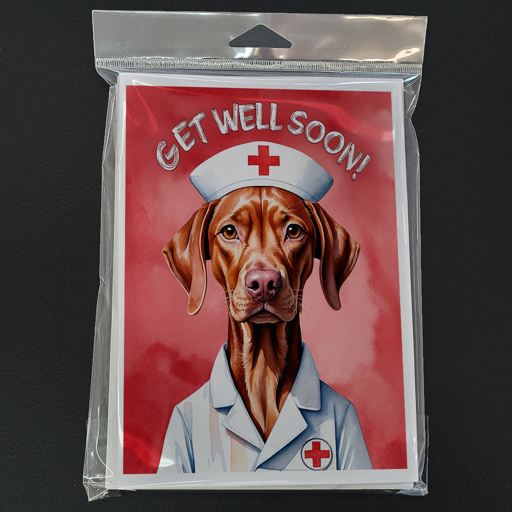 Vizsla Get Well Soon Greeting Cards Pack of 8