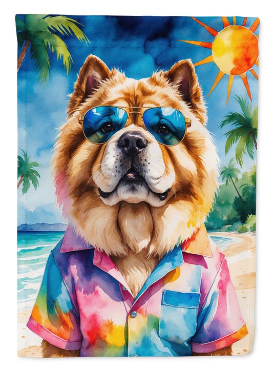 Buy this Chow Chow Summer Beach Time Garden Flag