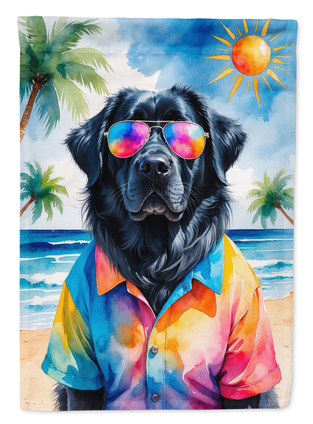 Buy this Newfoundland Summer Beach Time House Flag