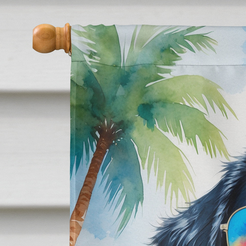 Newfoundland Summer Beach Time House Flag