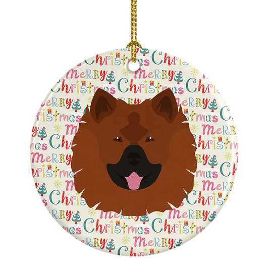 Buy this Eurasier Merry Christmas Ceramic Ornament