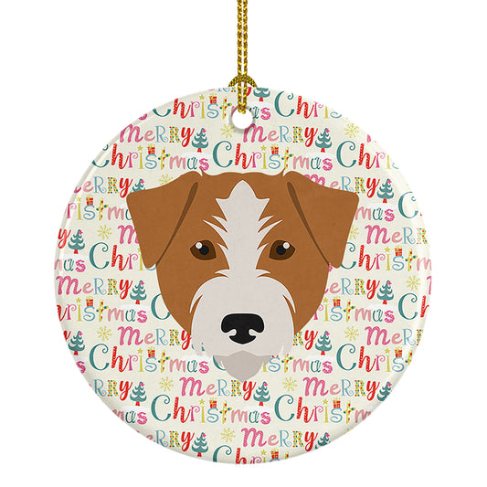 Buy this Kromfohrlander Merry Christmas Ceramic Ornament