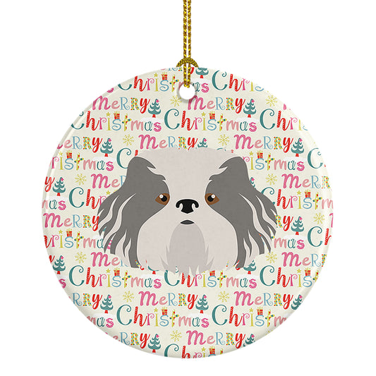 Buy this Odis Dog Merry Christmas Ceramic Ornament