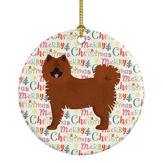 Buy this Eurasier Merry Christmas Ceramic Ornament