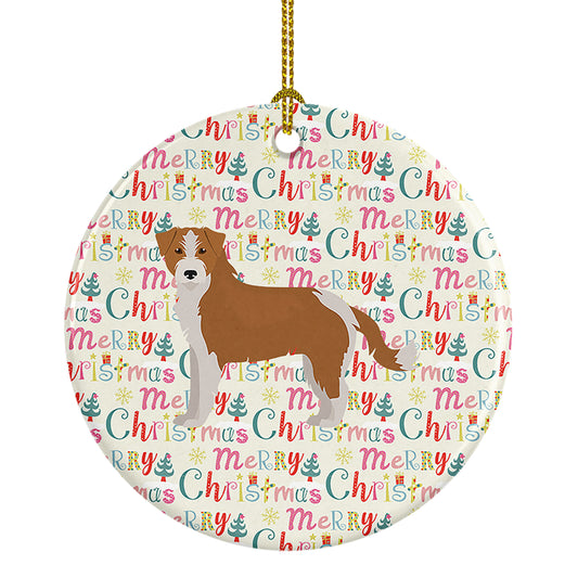 Buy this Kromfohrlander Merry Christmas Ceramic Ornament