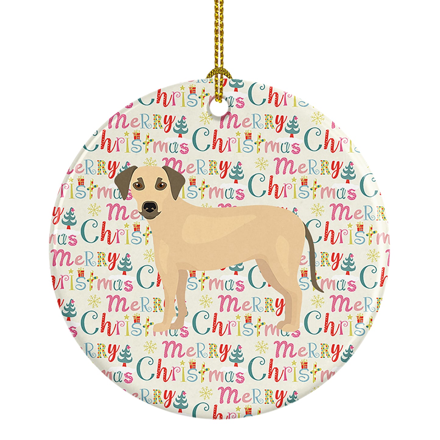 Buy this Sato Dog Merry Christmas Ceramic Ornament