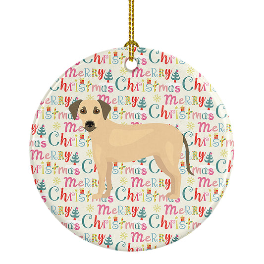 Buy this Sato Dog Merry Christmas Ceramic Ornament