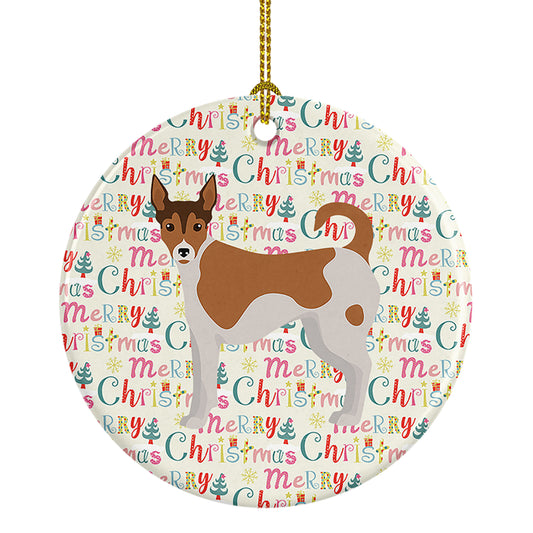 Buy this Tenterfield Terrier Merry Christmas Ceramic Ornament