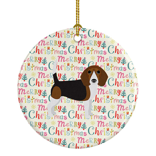 Buy this Beagle Merry Christmas Ceramic Ornament