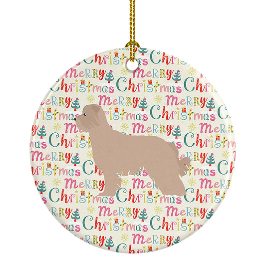 Buy this Pyrenean Shepherd Dog Merry Christmas Ceramic Ornament