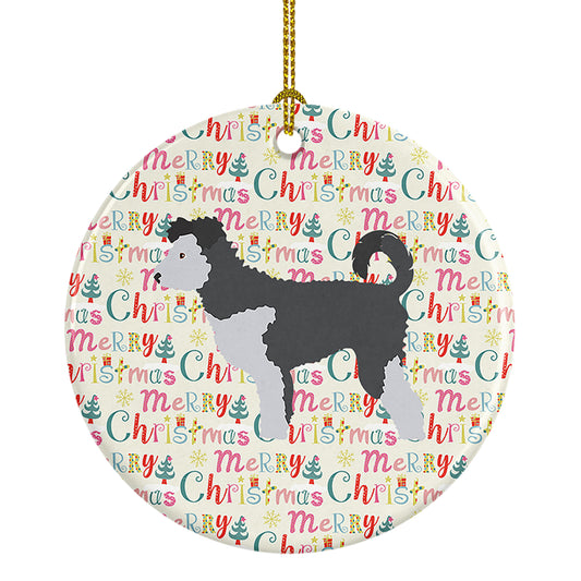 Buy this Pumi Merry Christmas Ceramic Ornament