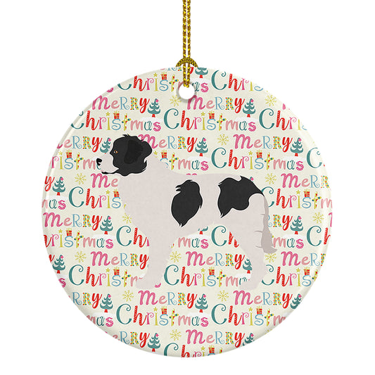 Buy this Landseer Merry Christmas Ceramic Ornament