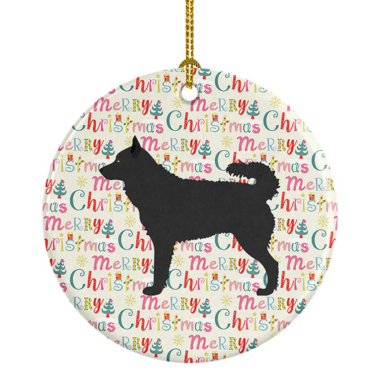 Buy this Mudi Merry Christmas Ceramic Ornament