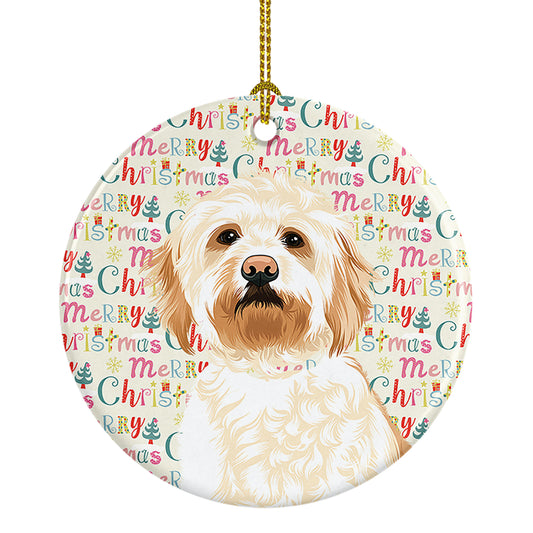 Buy this Doodle Red #2 Christmas Ceramic Ornament