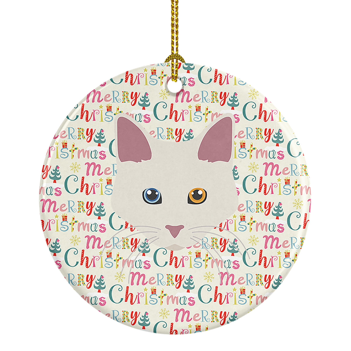 Buy this Aphrodite Giant Cat Christmas Ceramic Ornament