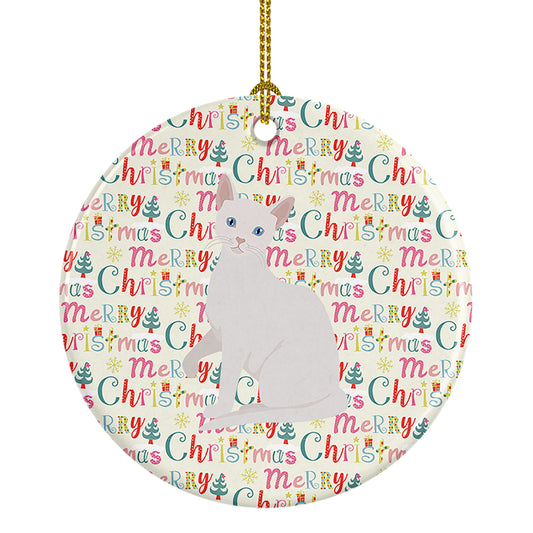 Buy this Arabian Mau Cat Christmas Ceramic Ornament