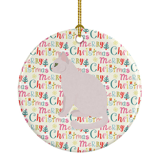 Buy this Burmilla #2 Cat Christmas Ceramic Ornament