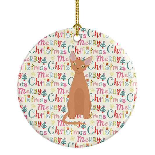 Buy this Devon Rex #1 Cat Christmas Ceramic Ornament