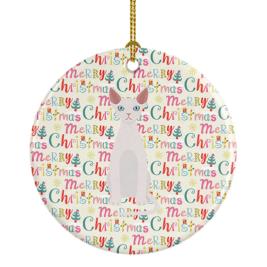 Buy this Devon Rex #2 Cat Christmas Ceramic Ornament