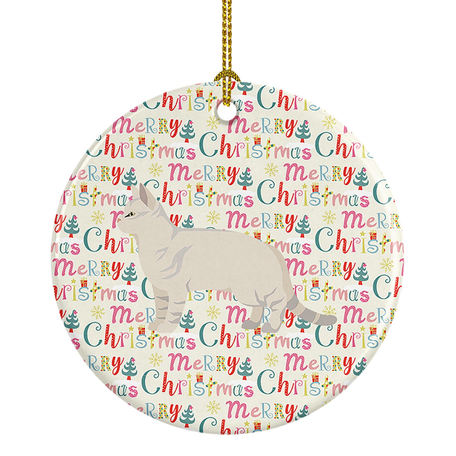 Buy this American Shorthair #2 Cat Christmas Ceramic Ornament