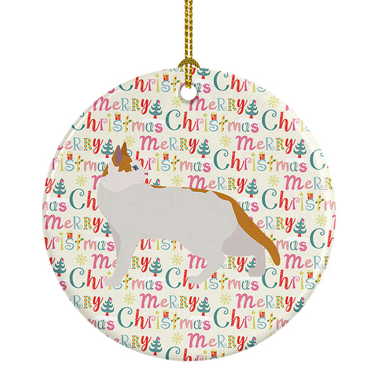 Buy this Arabian Mau Cat Christmas Ceramic Ornament