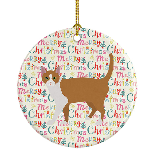 Buy this Brazilian Shorthair Cat Christmas Ceramic Ornament