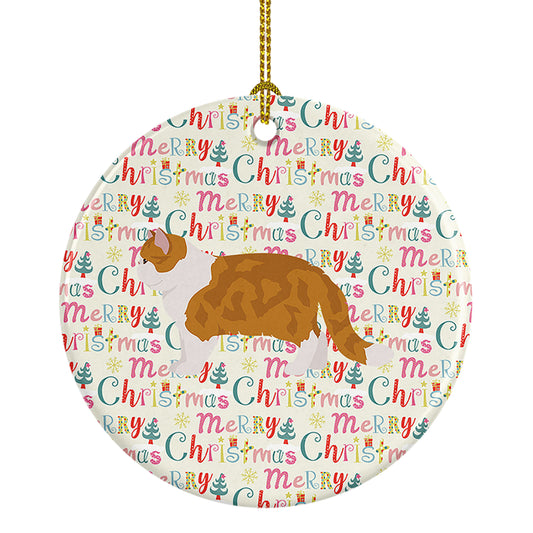 Buy this Exotic Shorthair #1 Cat Christmas Ceramic Ornament