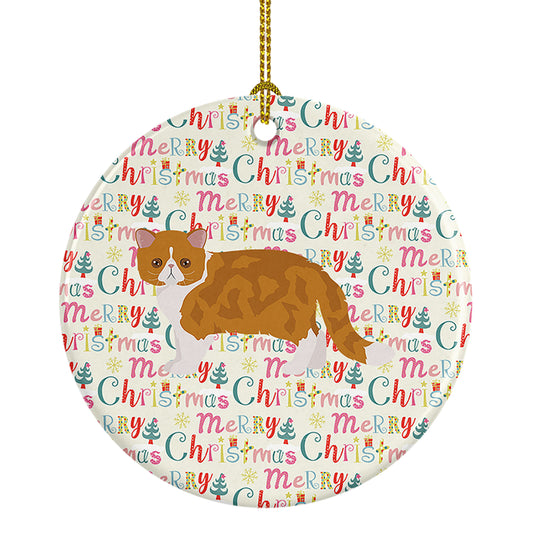 Buy this Exotic Shorthair #3 Cat Christmas Ceramic Ornament