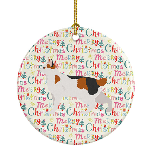 Buy this Korean Bobtail Cat Christmas Ceramic Ornament