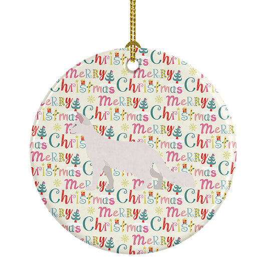 Buy this Oriental Longhair Cat Christmas Ceramic Ornament