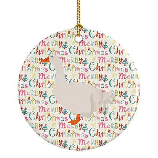 Buy this Sebastopol Goose Christmas Ceramic Ornament